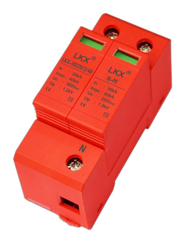 單相電源防雷模塊（1+NPE、C+D、18mm）(10KA\20KA\40KA60KA\80KA\100KA\120KA...)